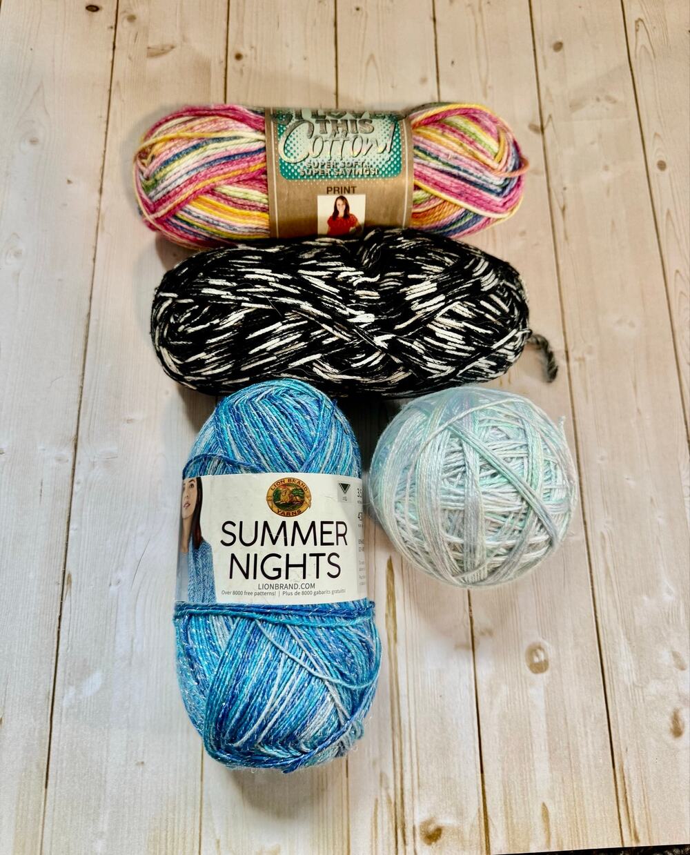 Mixed Brand Yarn Crafting Lot - Assorted Colors & Textures